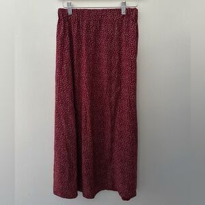 John Galt Red Patterned Women's Skirt